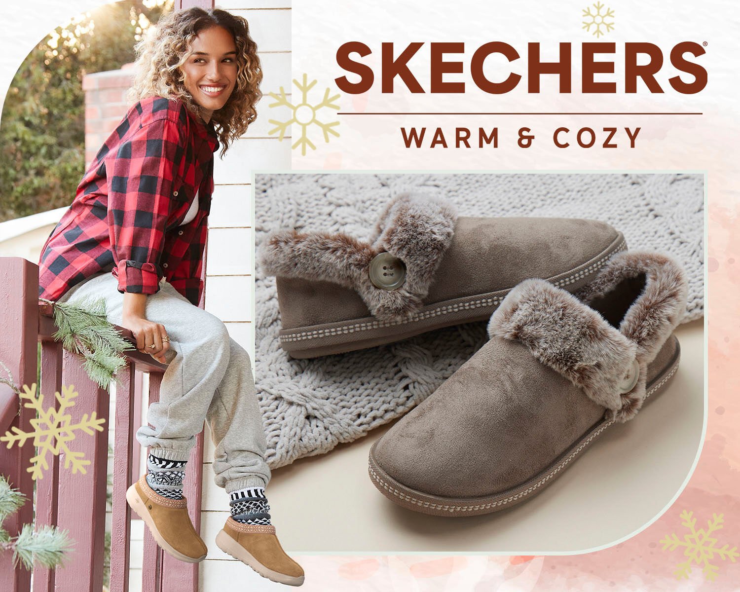 Skechers slippers banner 